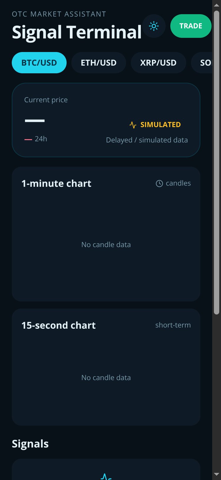 Quotex OTC Signal Pro Copy screen 2