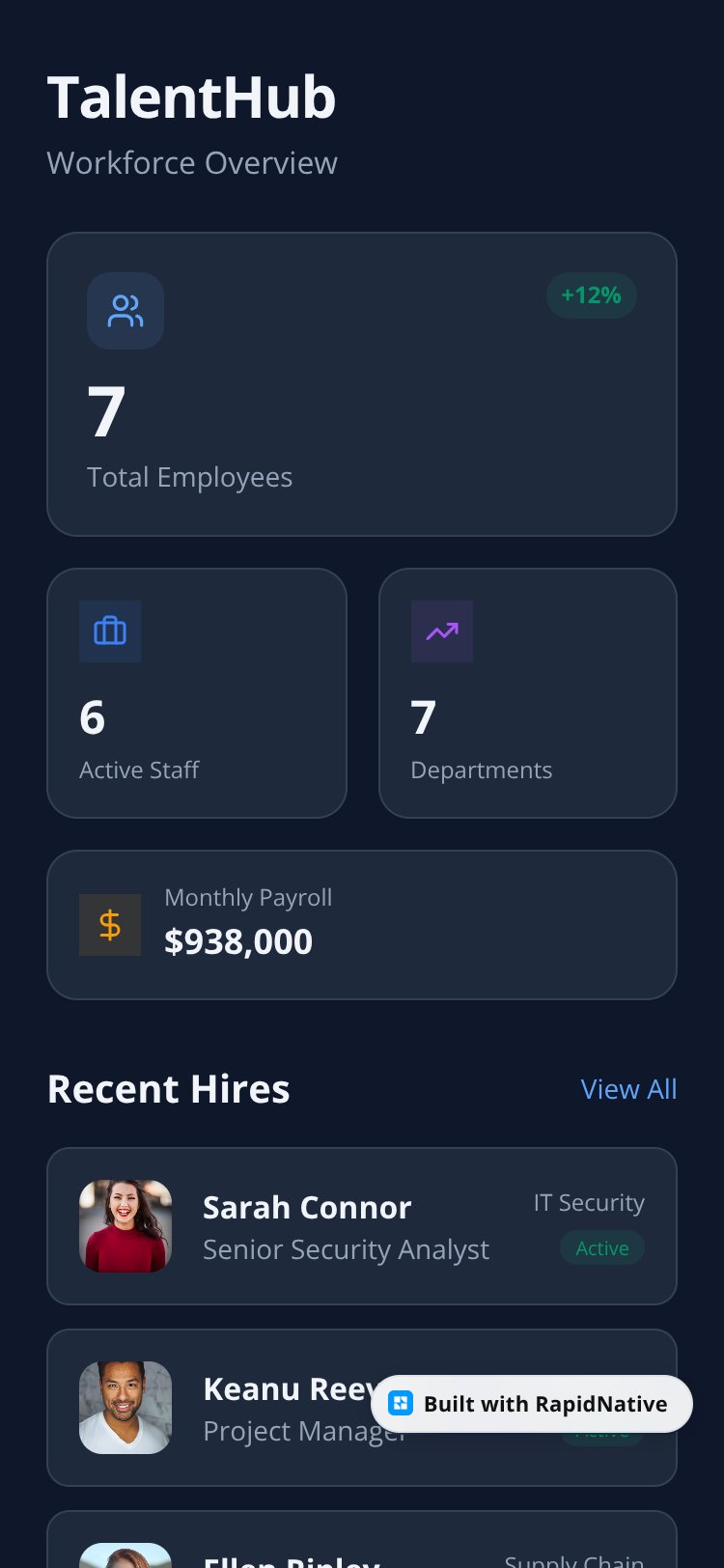 TalentHub Copy screen 3