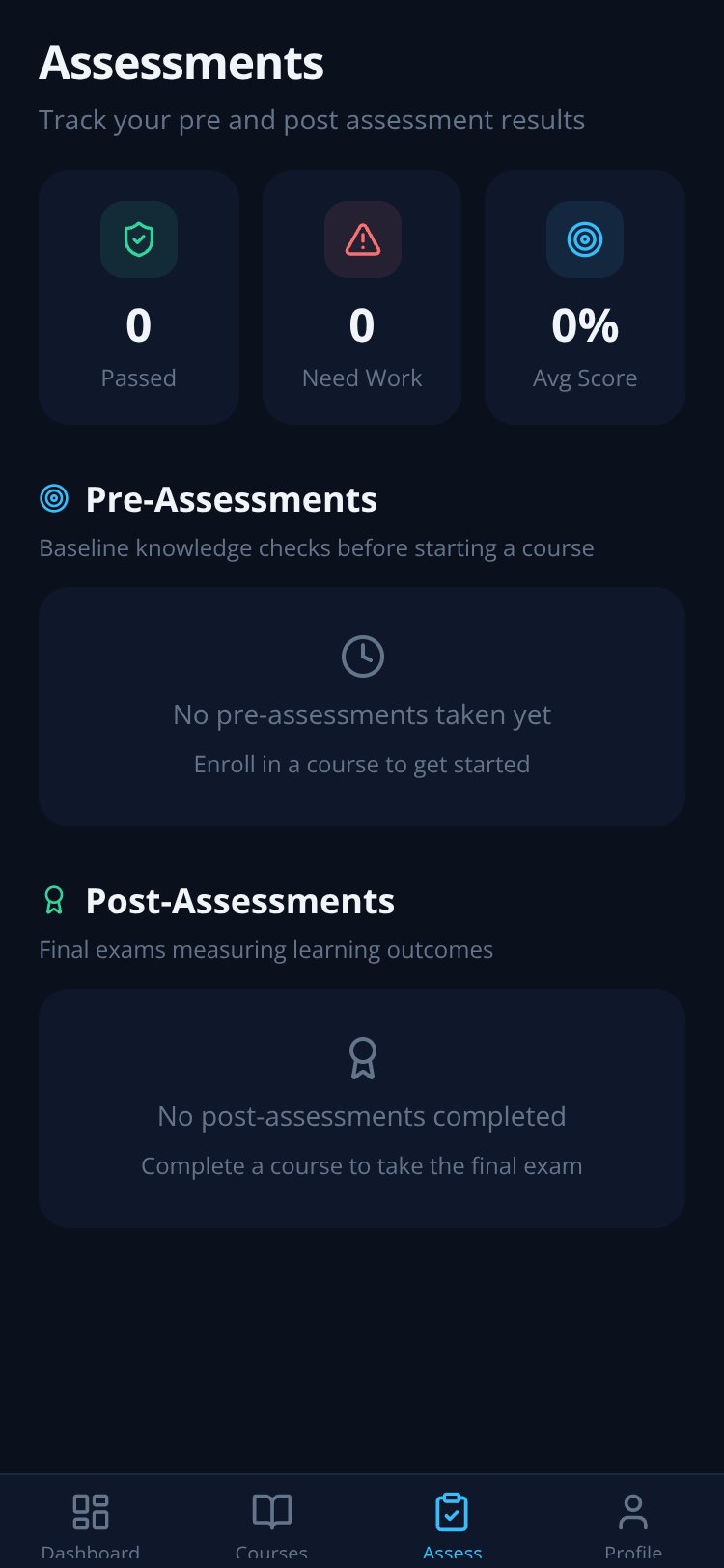 LearnCore LMS screen 4