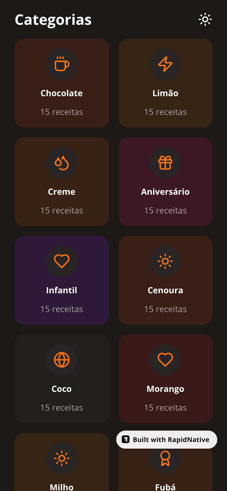 Receitas de Bolo Minimal screen 3