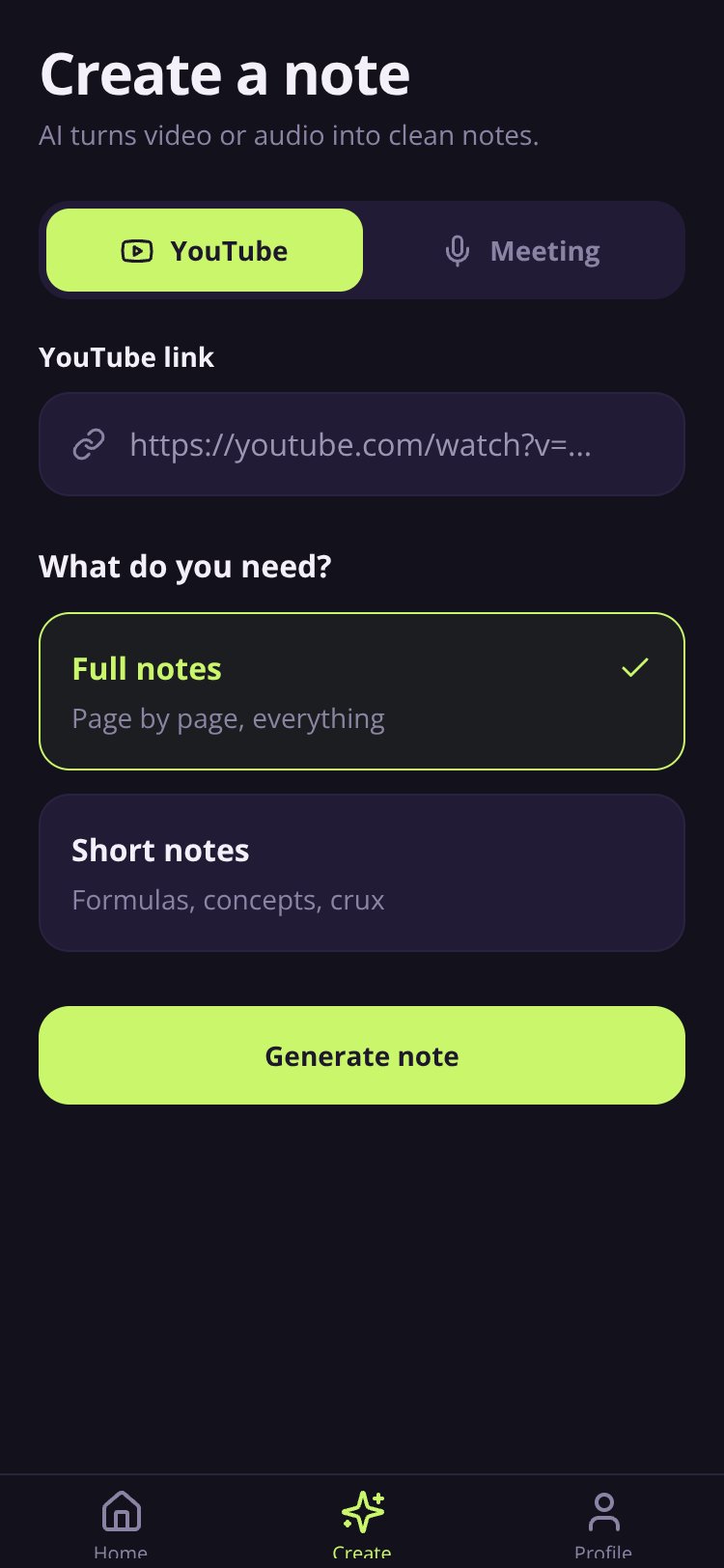 NoteForge screen 5