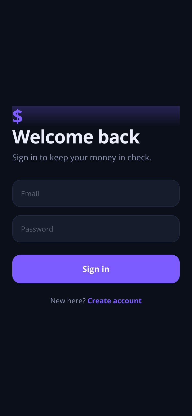 Ledger screen 1