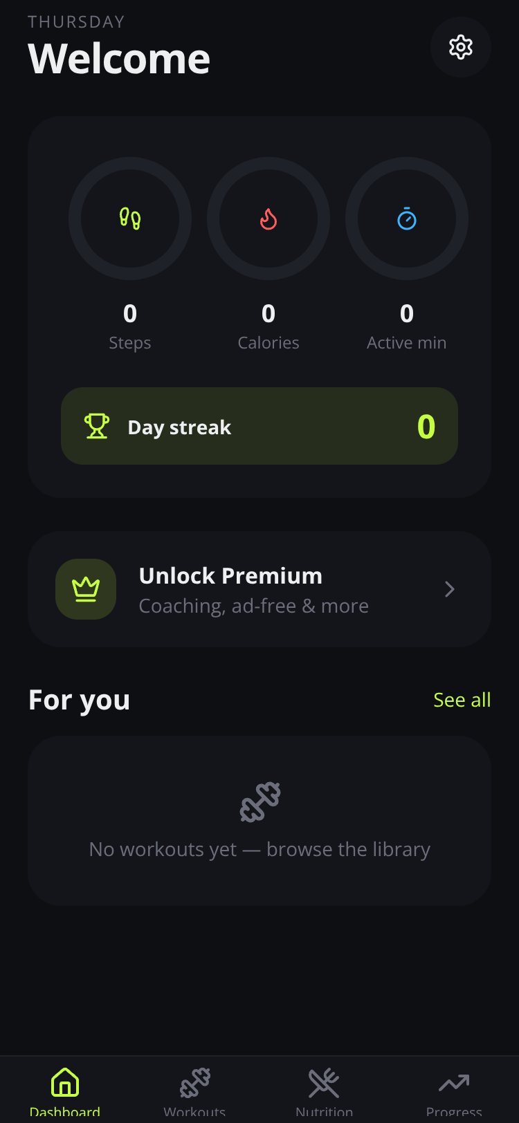 PulseFit screen 5