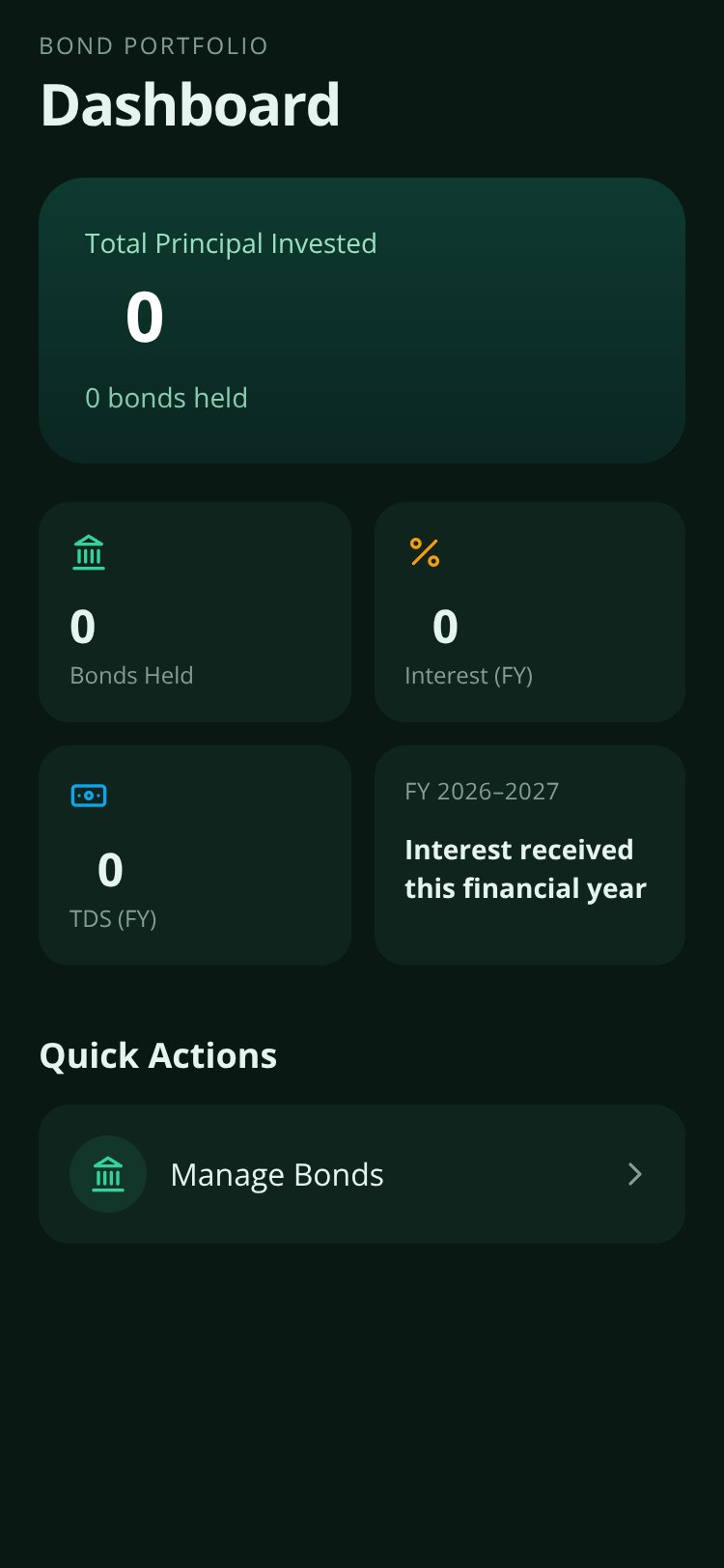 BondLedger screen 5