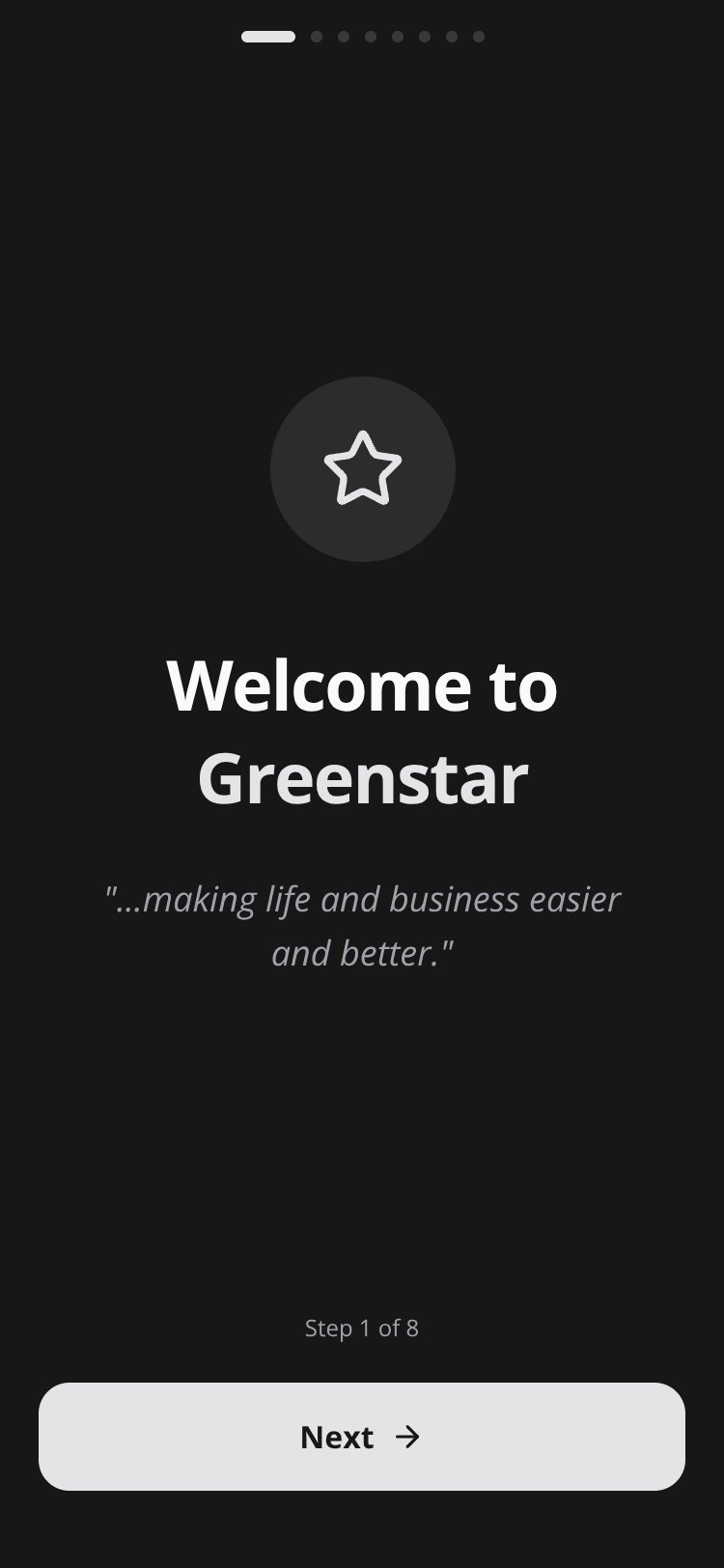 Greenstar screen 1