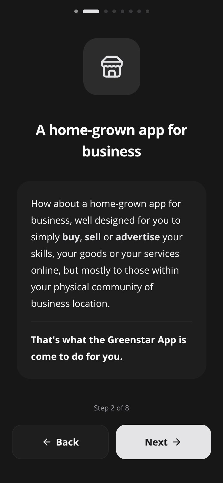 Greenstar screen 2