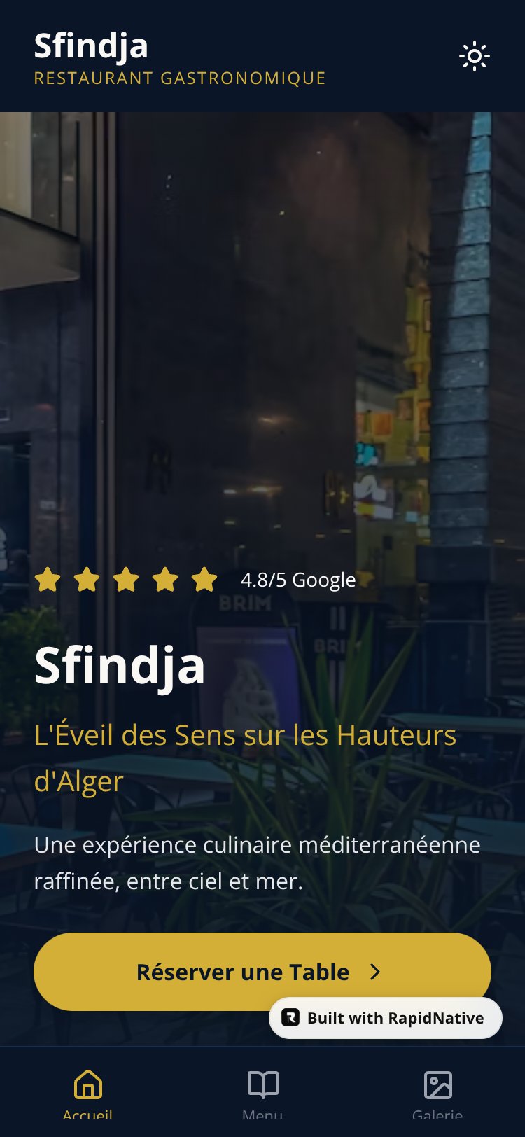 Sfindja screen 1