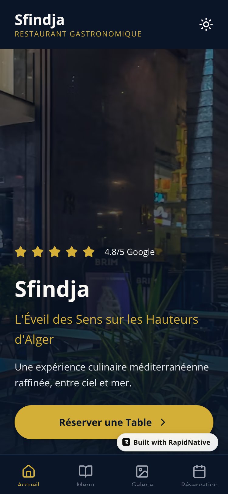 Sfindja screen 1