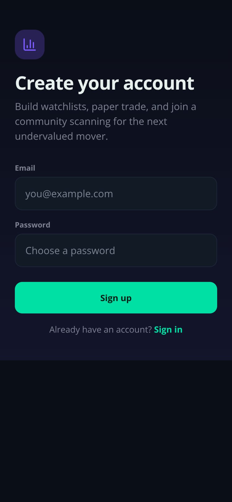 PulseMarket screen 1