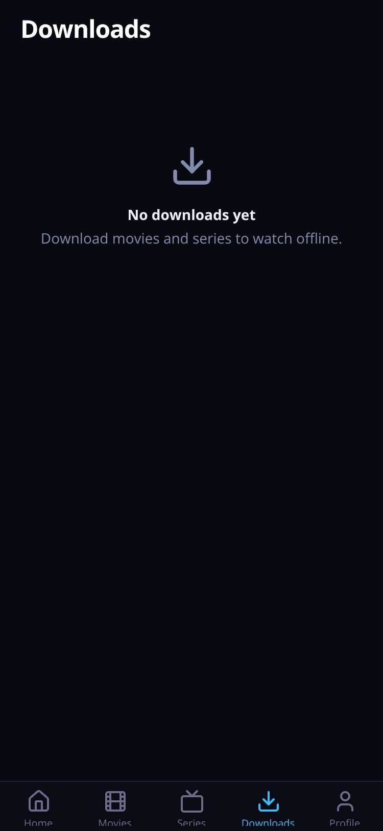 StreamFlix screen 5