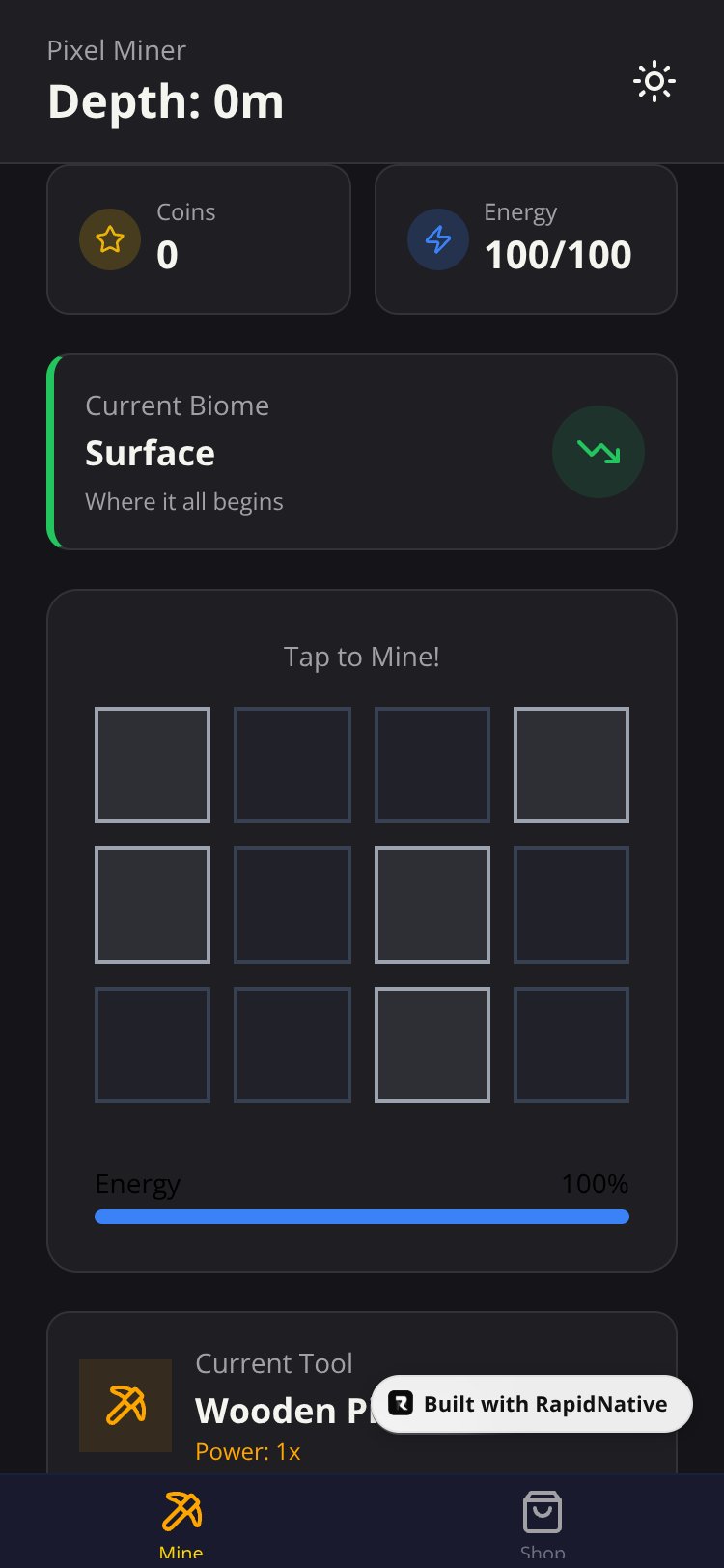 Pixel Mine screen 3