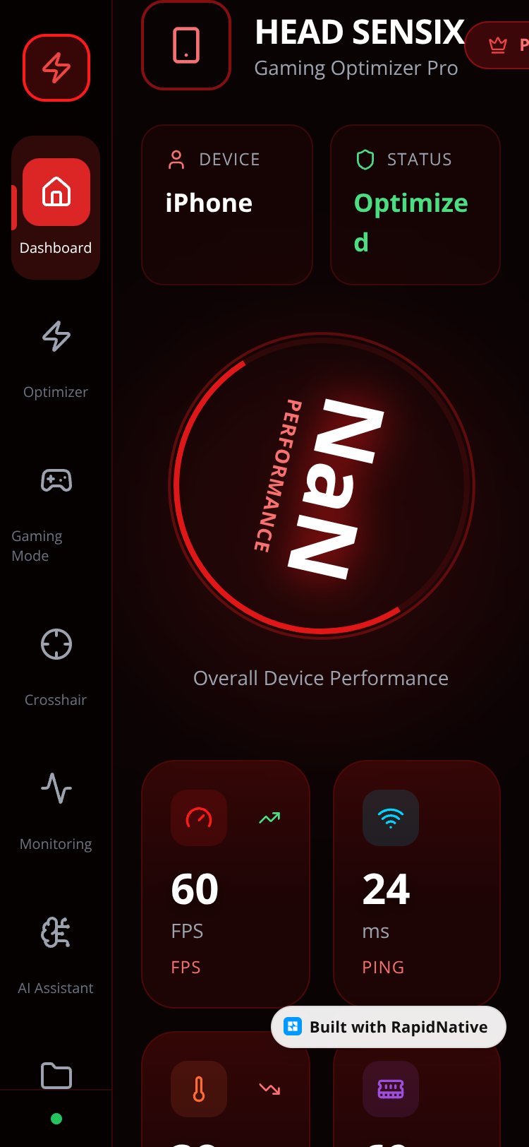 RapidNative App screen 3