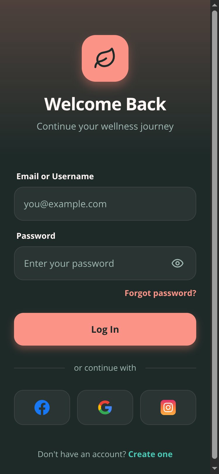 Routine Tracker screen 2