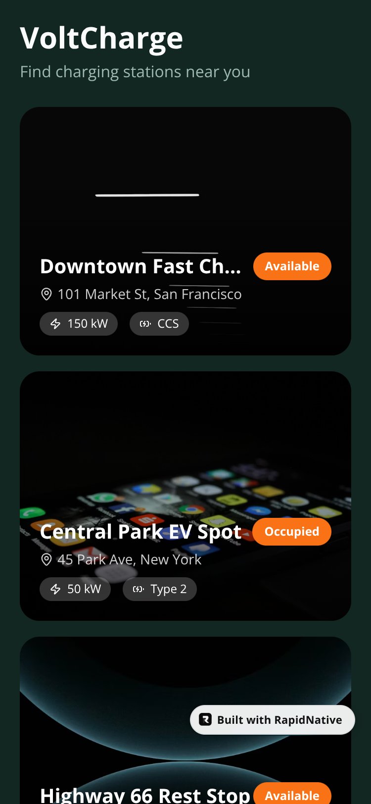 VoltCharge screen 4