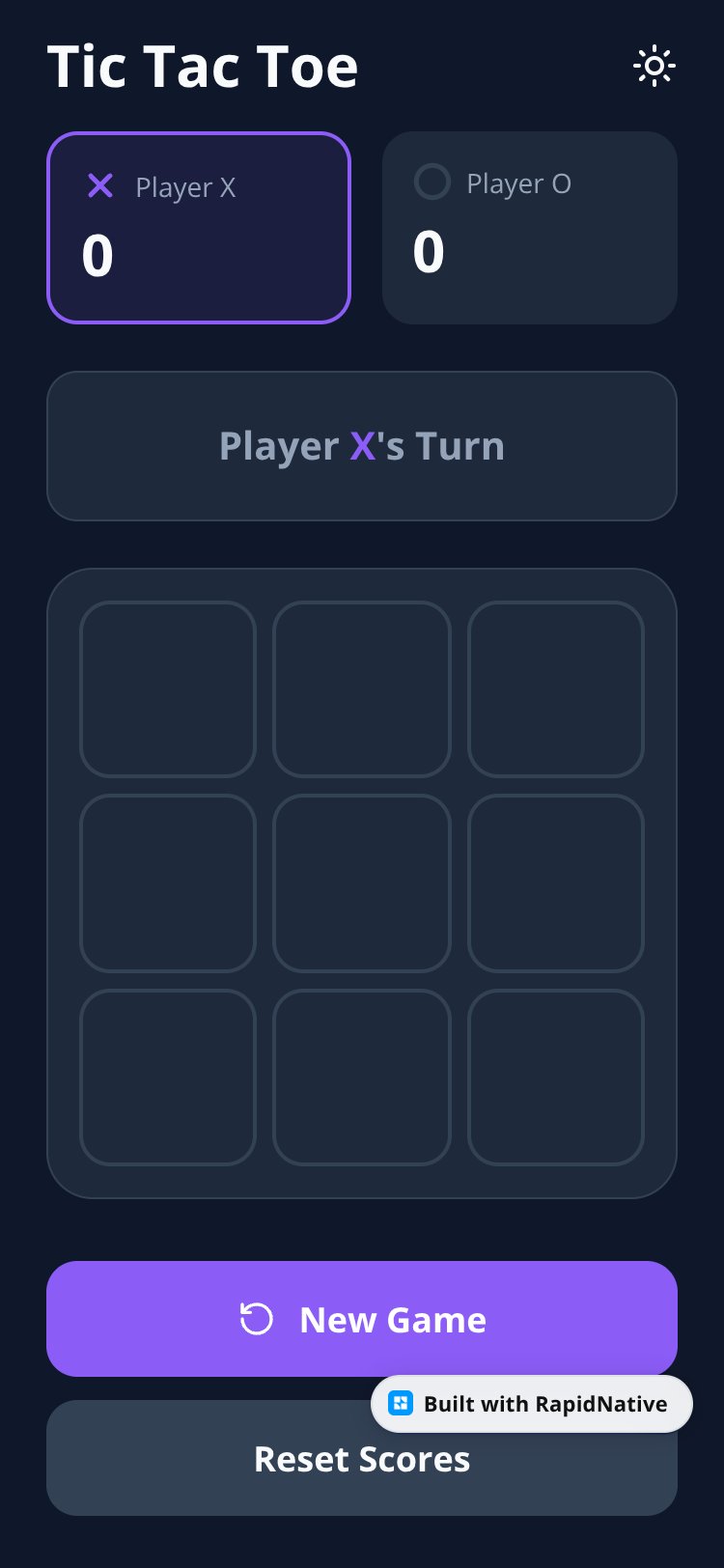 XO Game screen 1