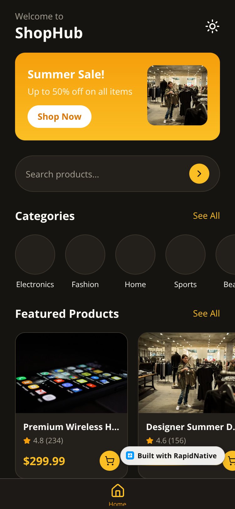 ShopSmart screen 1