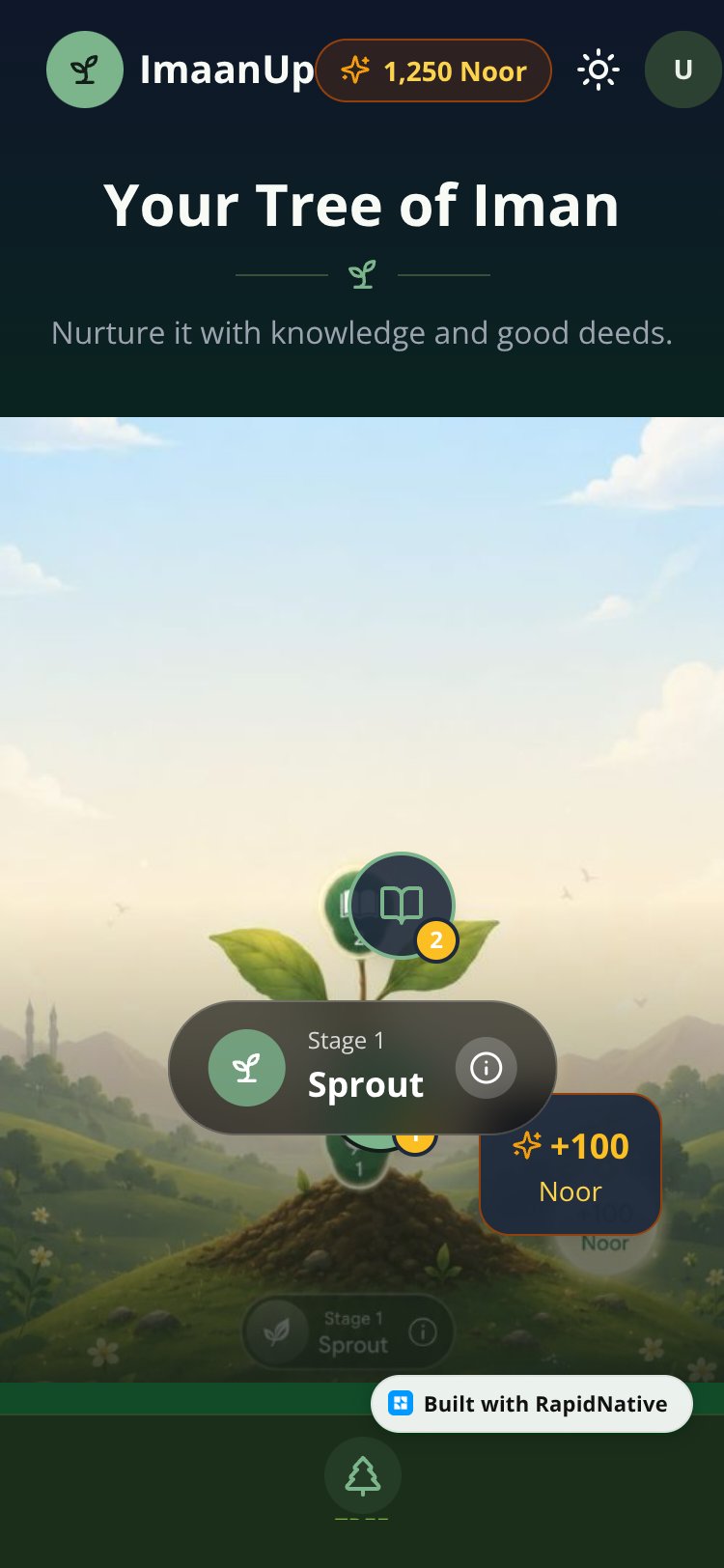 Nature Explorer screen 1