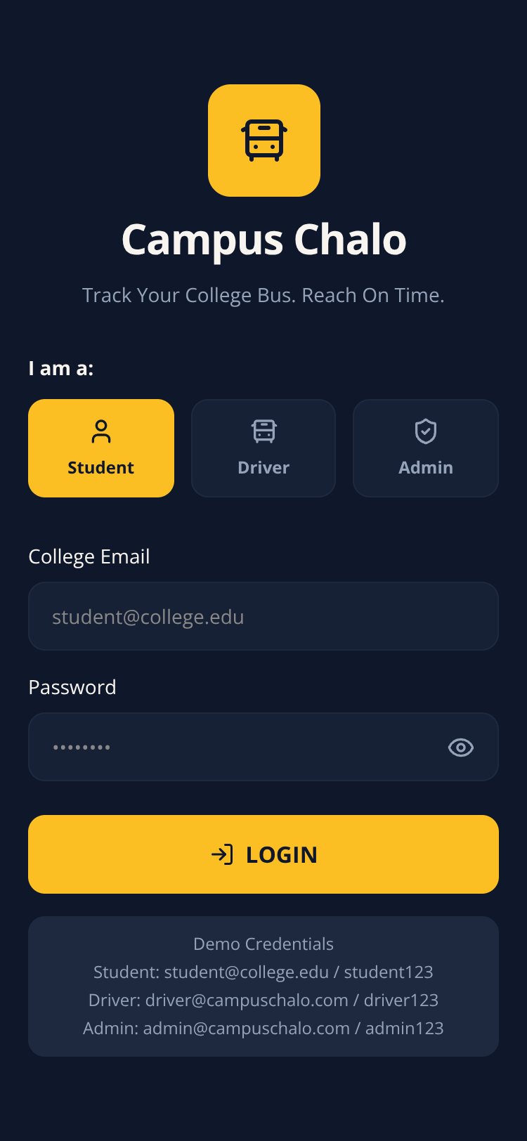 Campus Chalo screen 1
