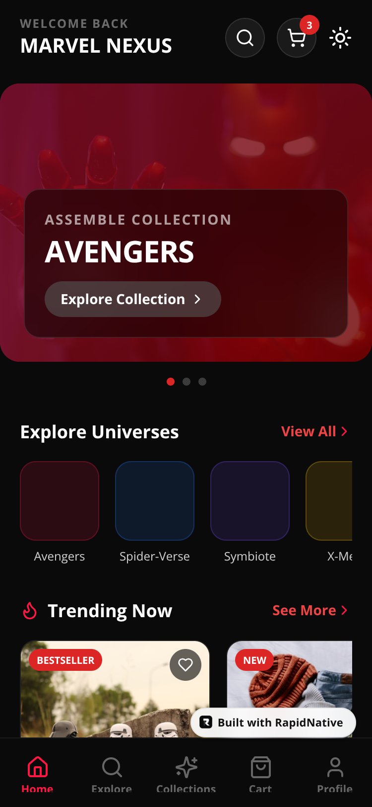 Marvel Nexus screen 1