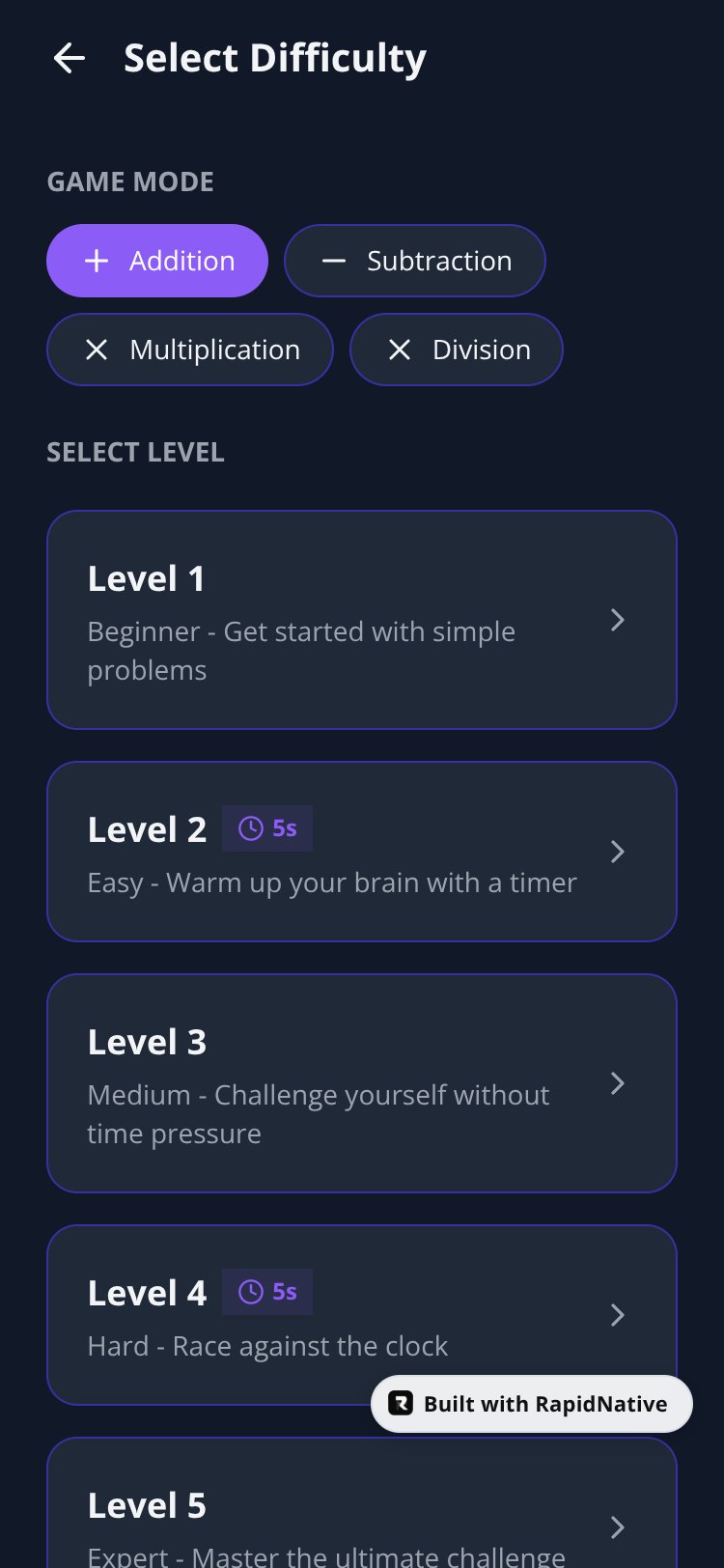 Speed U'r Brain screen 1