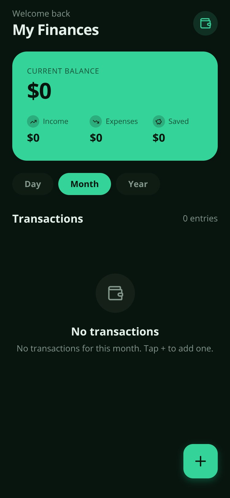 FinTrack screen 2