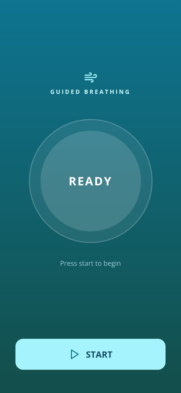 Breathe screen 1