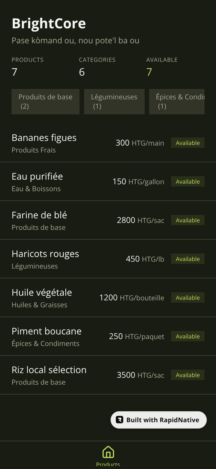 Manje+ screen 3