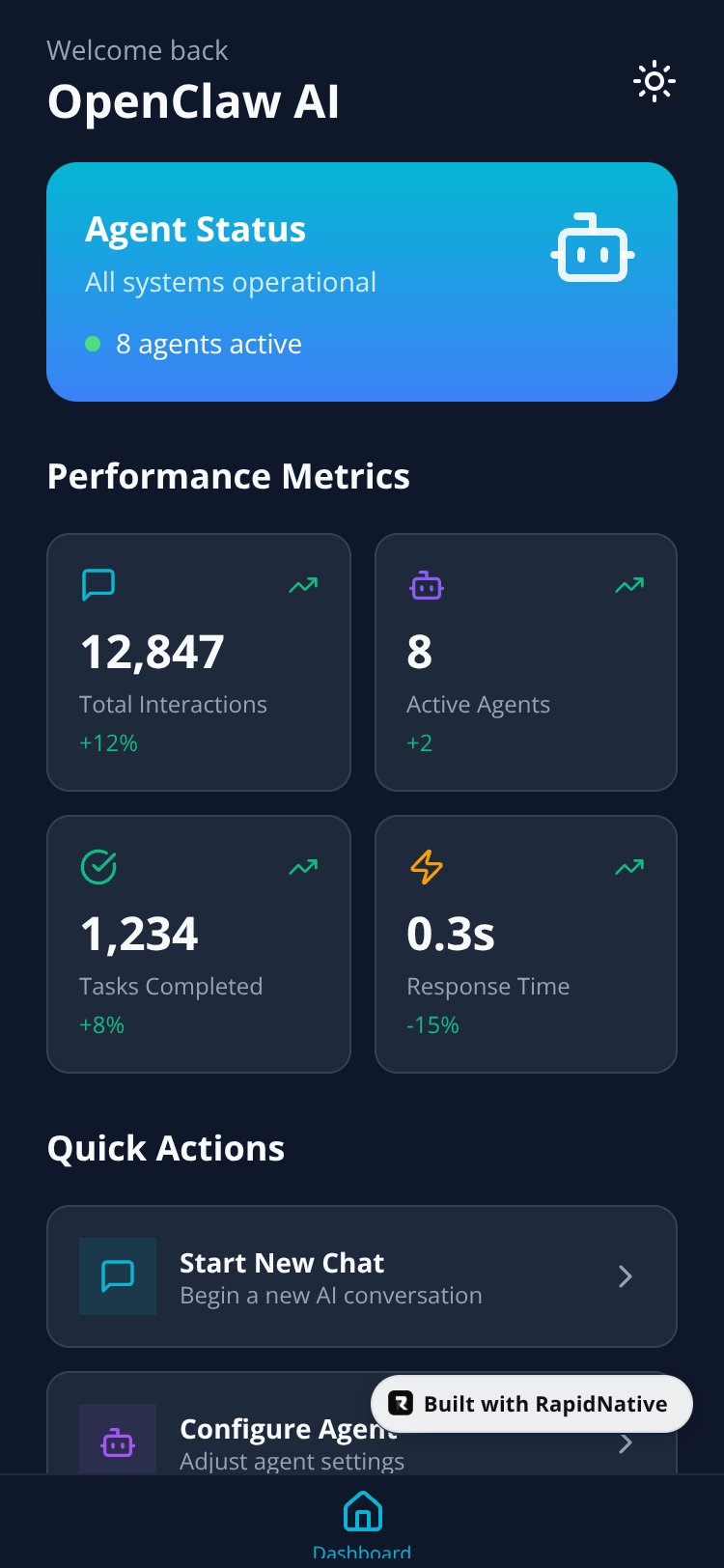 OpenClaw AI Agent screen 2