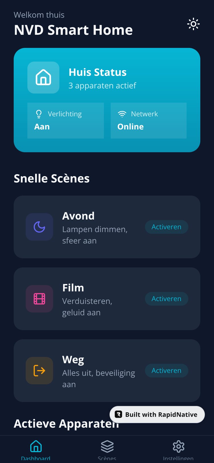 NVD Smart Home screen 3