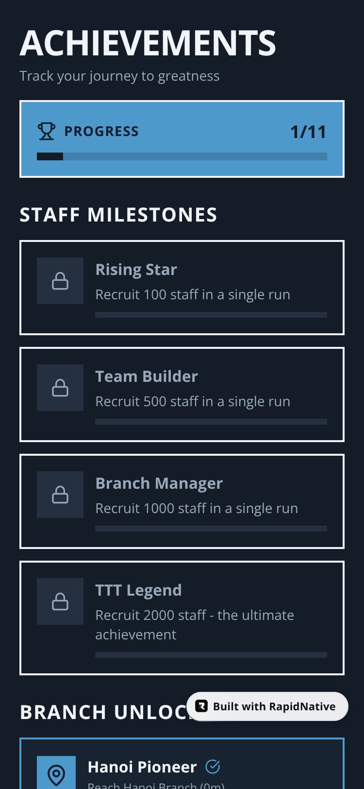 TTT Unstoppable Run screen 3