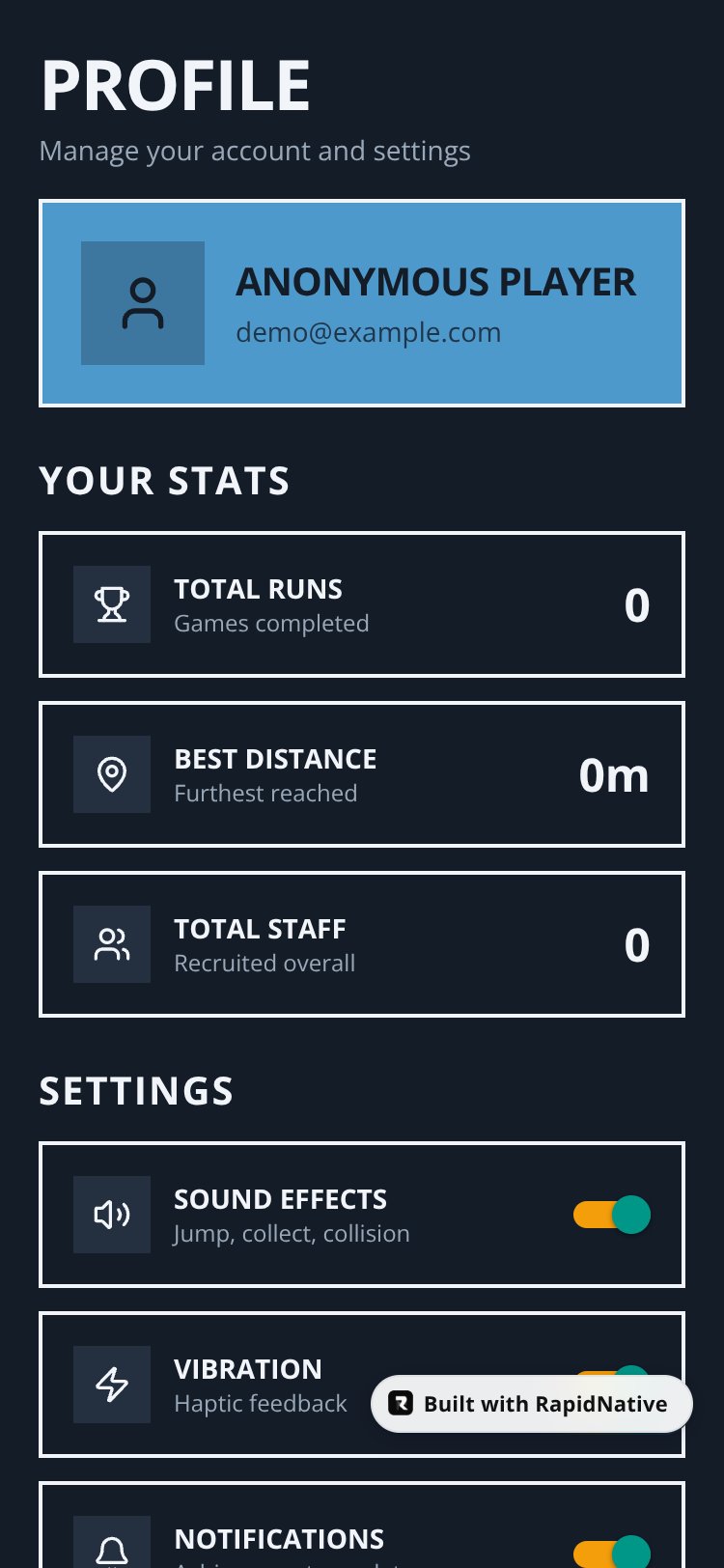 TTT Unstoppable Run screen 4