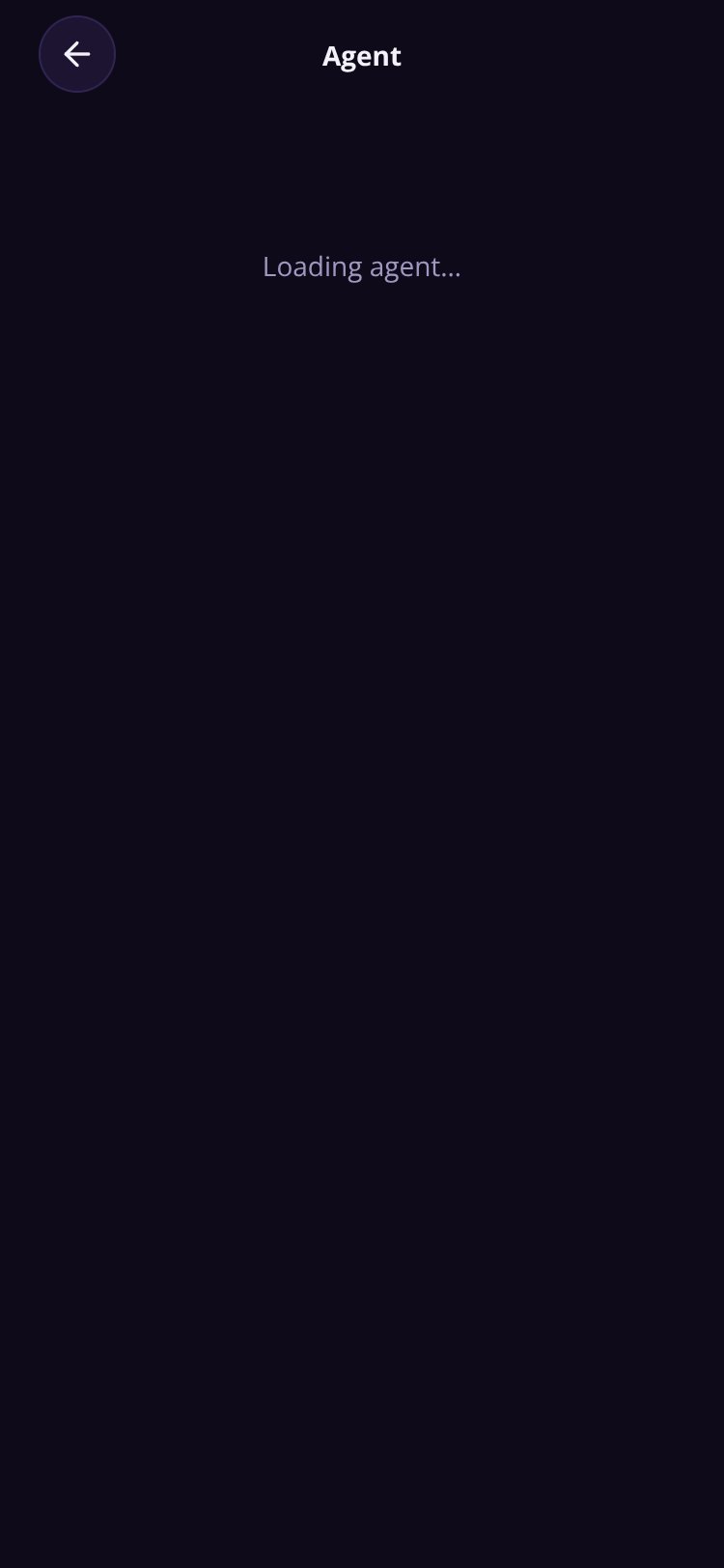 Agent Hub screen 2