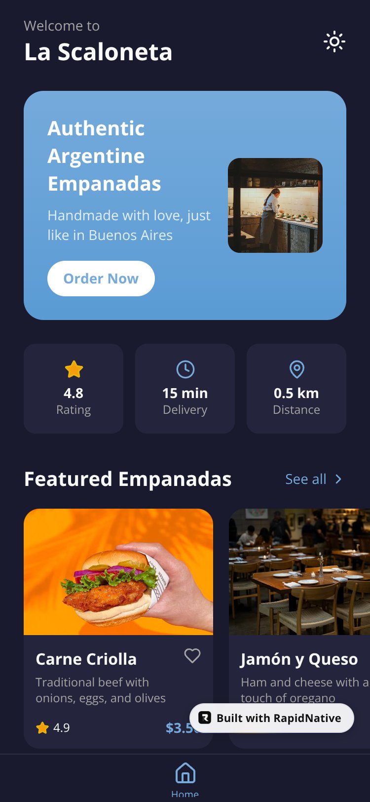 La Scaloneta Empanadas screen 1