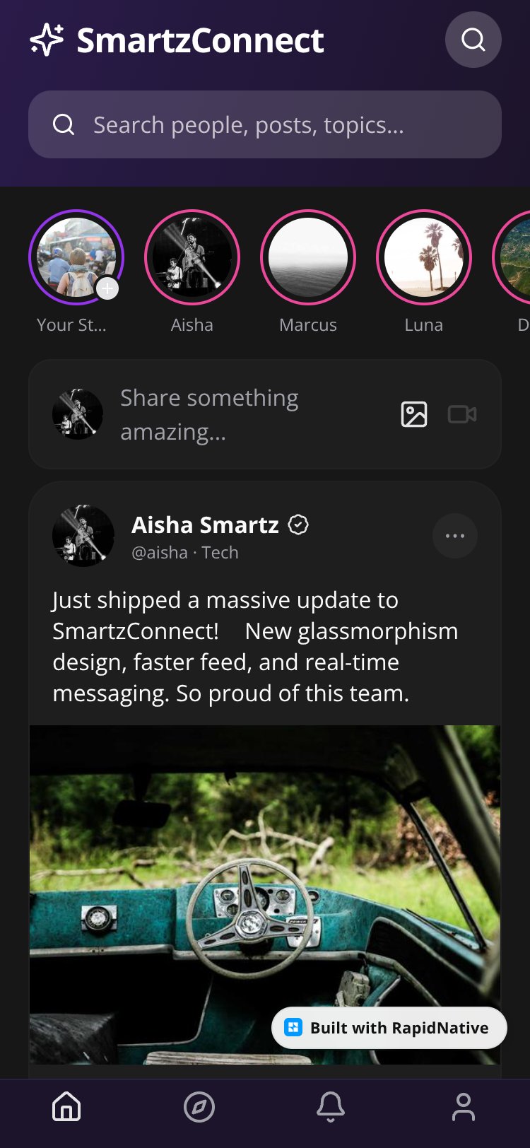 RapidNative App screen 5