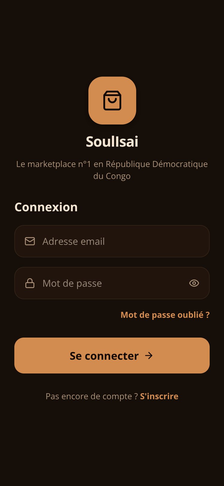 Dev Vente RDC screen 1
