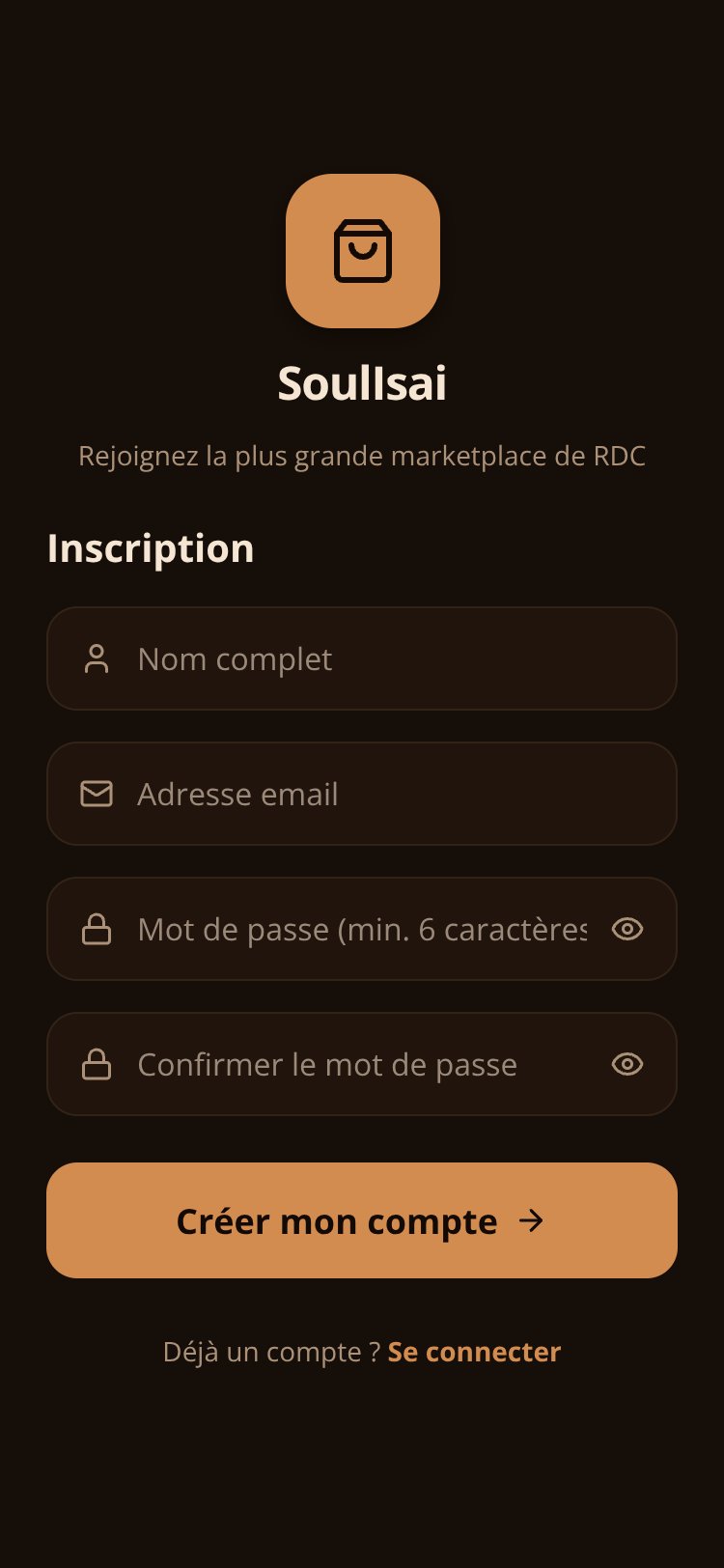 Dev Vente RDC screen 2
