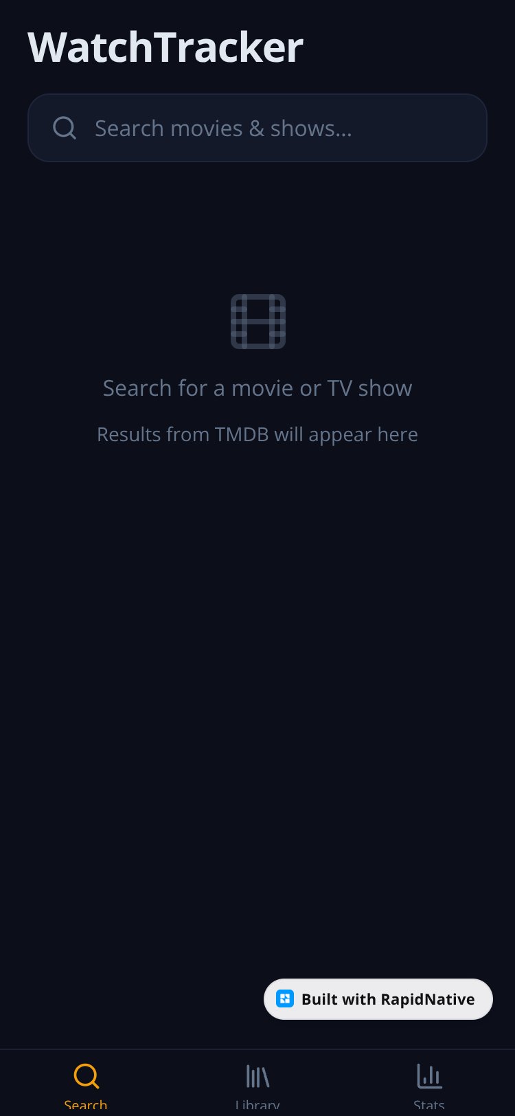 WatchTracker screen 3
