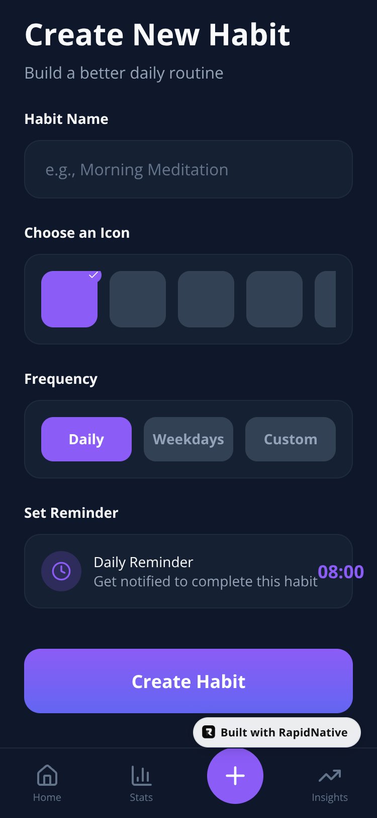 HabitPulse AI screen 3