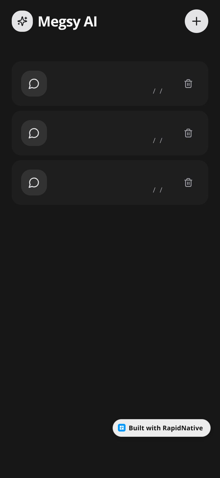 Megsy AI screen 2