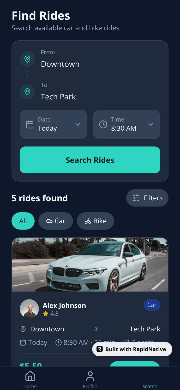 SharpFlow screen 2