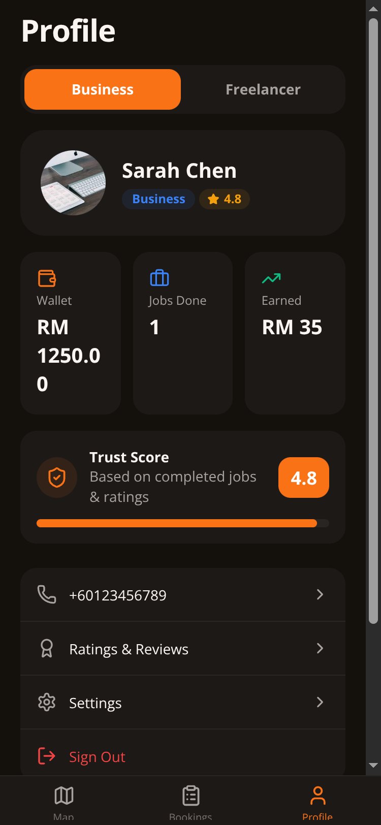 IncomeOS screen 4