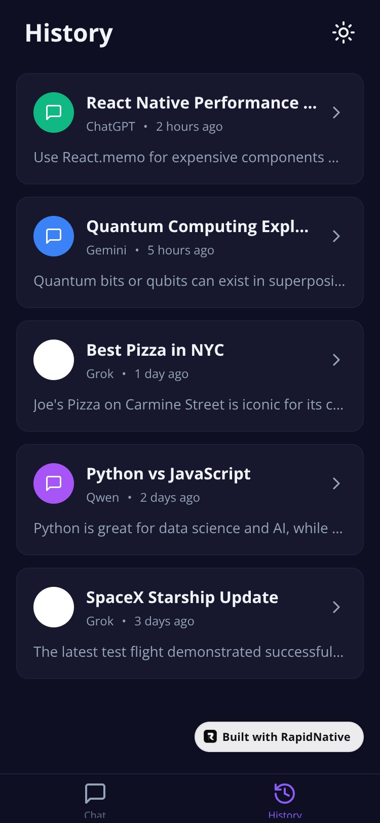 AI Hub screen 2